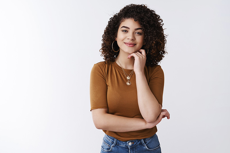 Happy Woman With Healthy Jaw